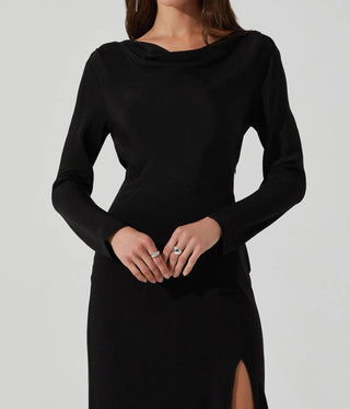 Astr - Decima Cowl Neck Maxi Dress