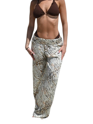 Elan - Casual Breeze Flowy Wide Leg Pants