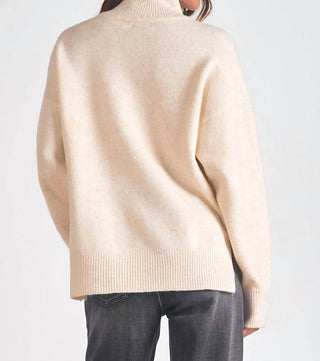 Elan - Melanie Mock Turtleneck Sweater