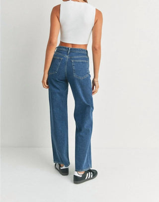 Just Black Denim - Long High Rise Wide Leg Jeans
