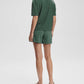 Varley - Kasey Mock Placket Rib Tee