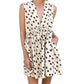 Karina Grimaldi - Polka Dot Deep V-neck Dress
