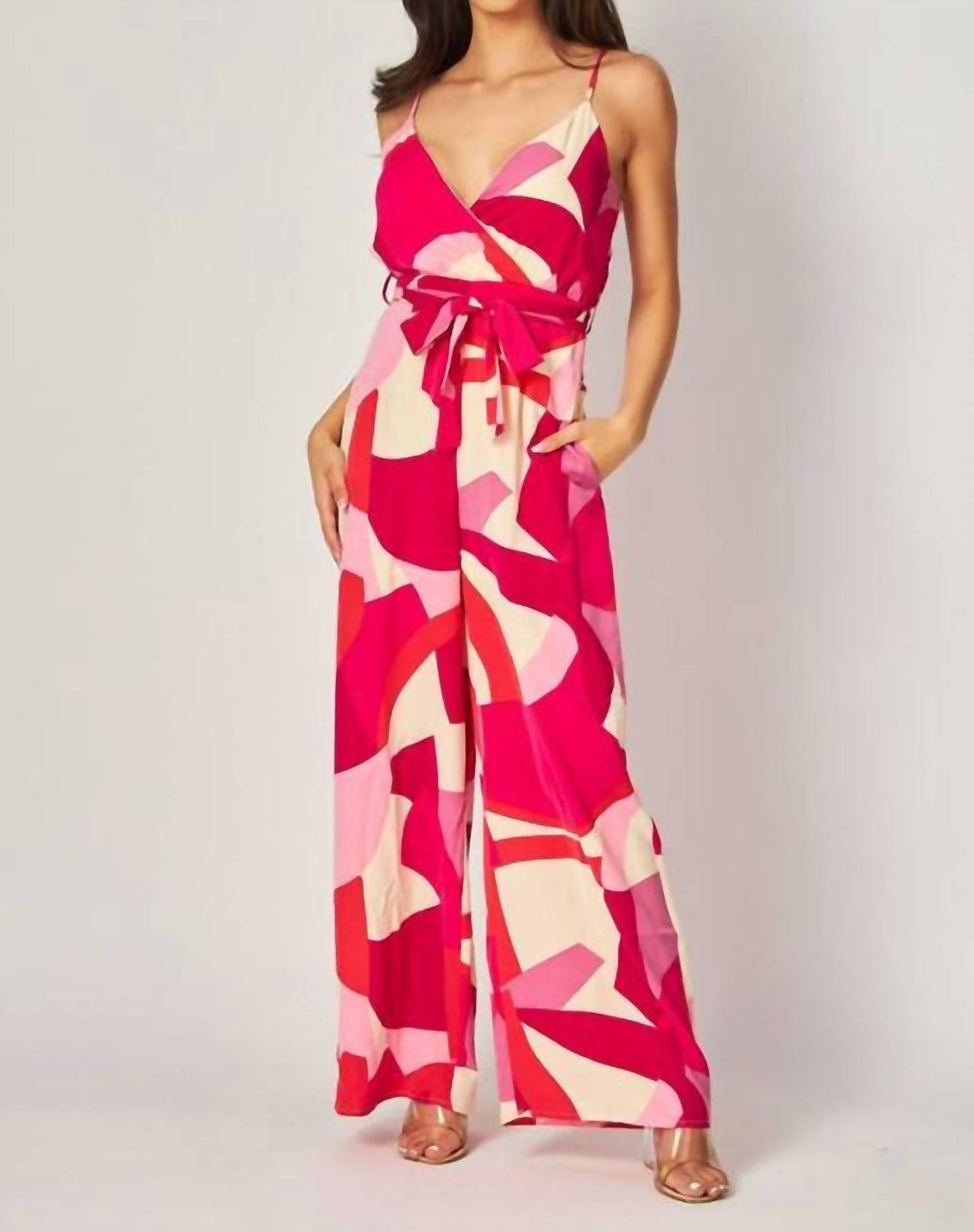 Big Hit Fashion - Women's Peony Days Jumpsuit