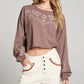 Chaser - Western Embroidery Long Sleeve Sweatshirt