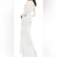 Ieena For Mac Duggal - Long Sleeves Side Split Gown