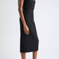 Veronica Beard - Lele Plunge Neck Midi Dress