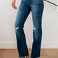 Judy Blue - High Rise Distressed Straight Jeans