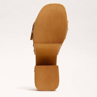 Sam Edelman - Women's Marcia Leather Slip On Block Heeled Sandals