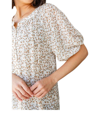 Bibi - Fancy Me Floral Button Down Shirt
