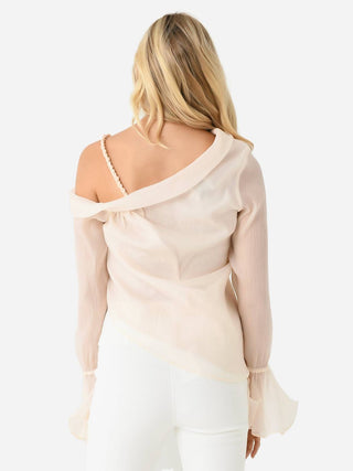 Aje. - Edith Draped Top