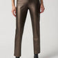Joseph Ribkoff - Metallic Faux Leather Slim Fit Pull-On Pants