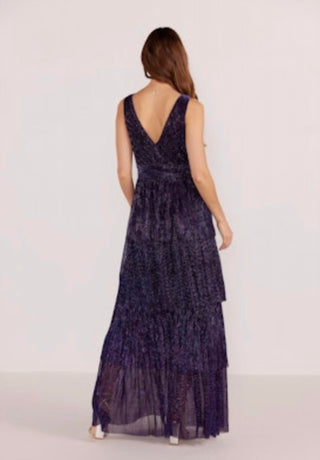 Minkpink - ENYA LUREX PLISSE MIDI DRESS