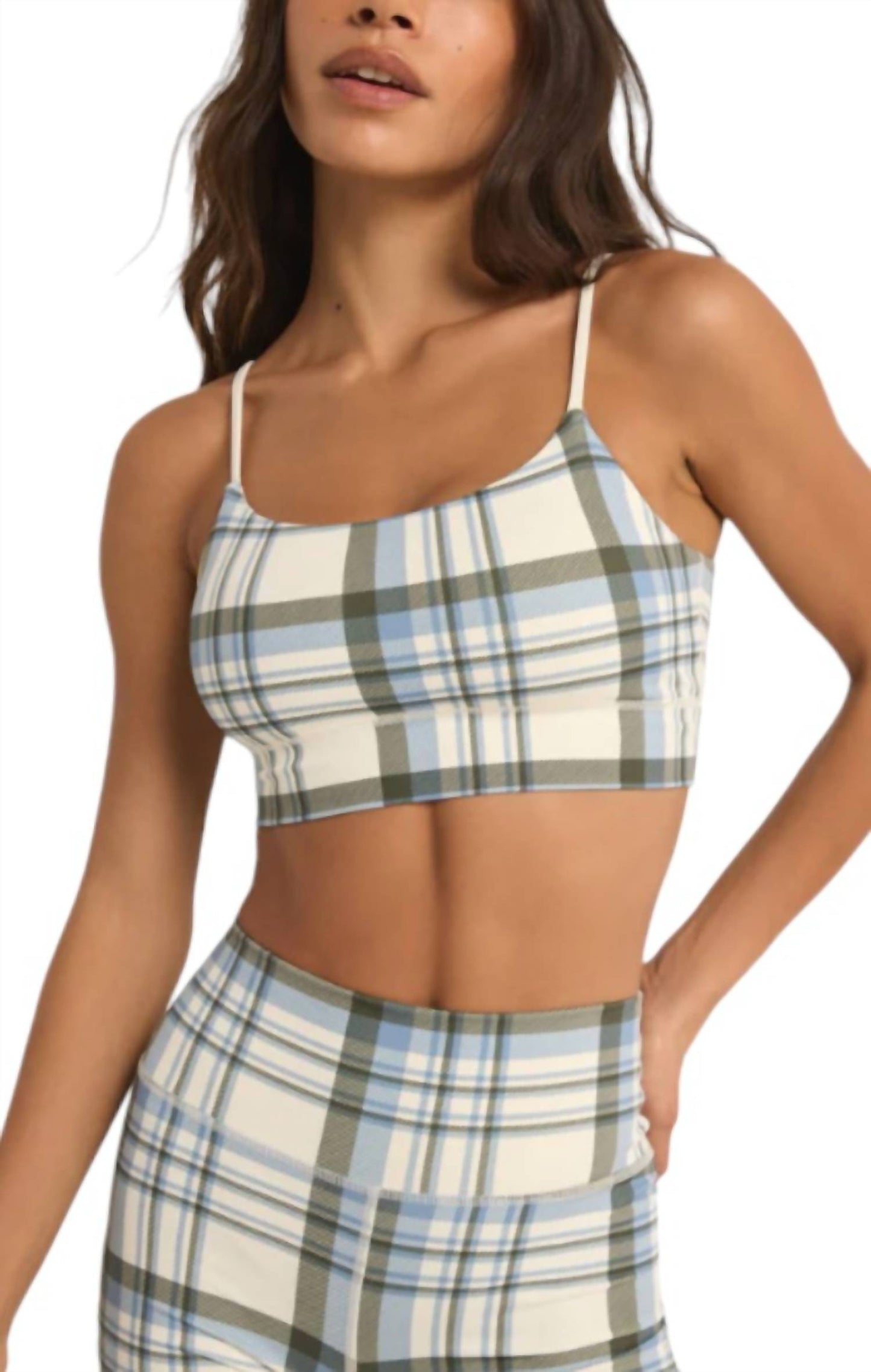 Z Supply - Shine Plaid Bra Top