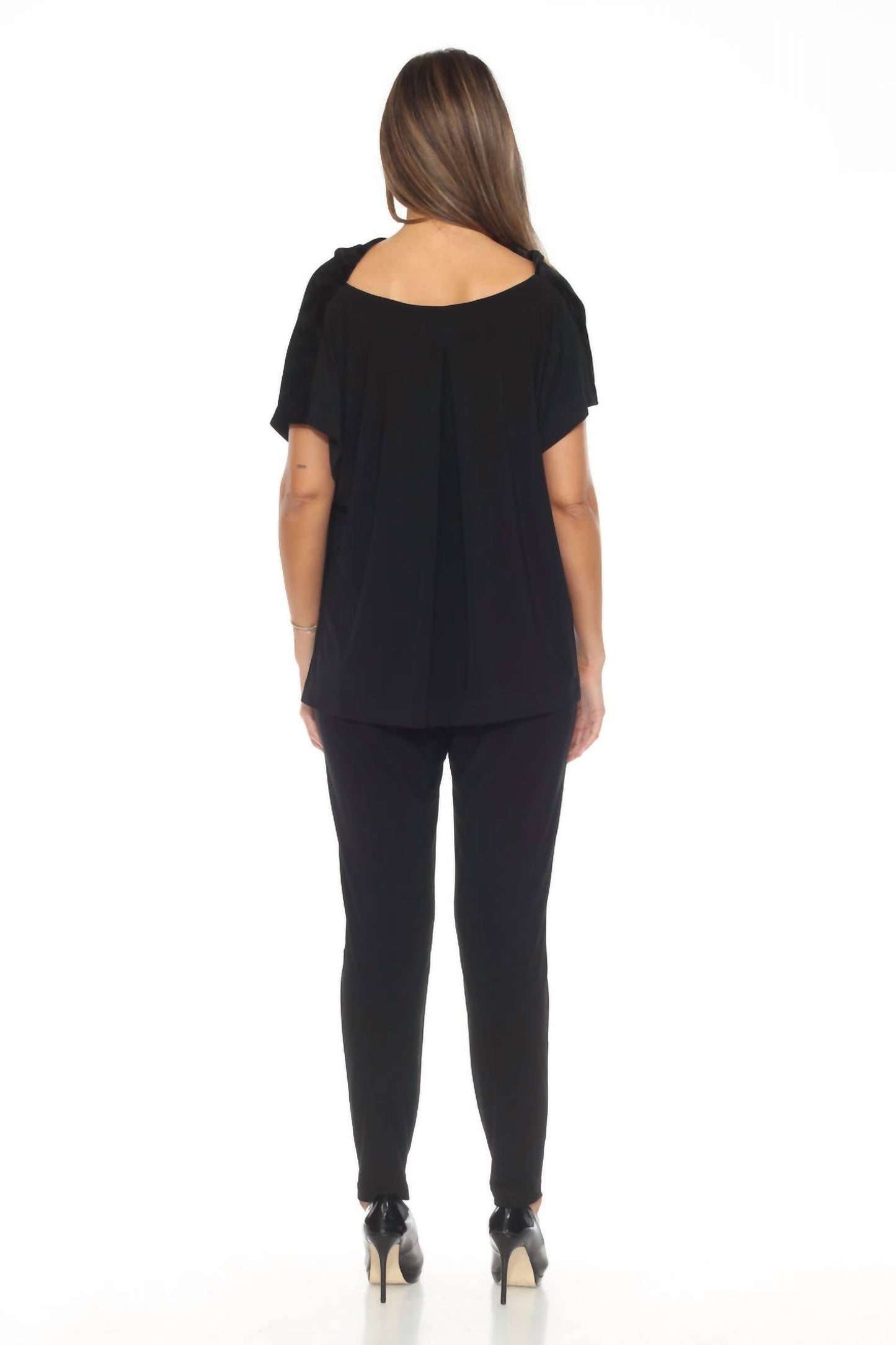 Joseph Ribkoff - Animal Print Velvet Jumpsuit