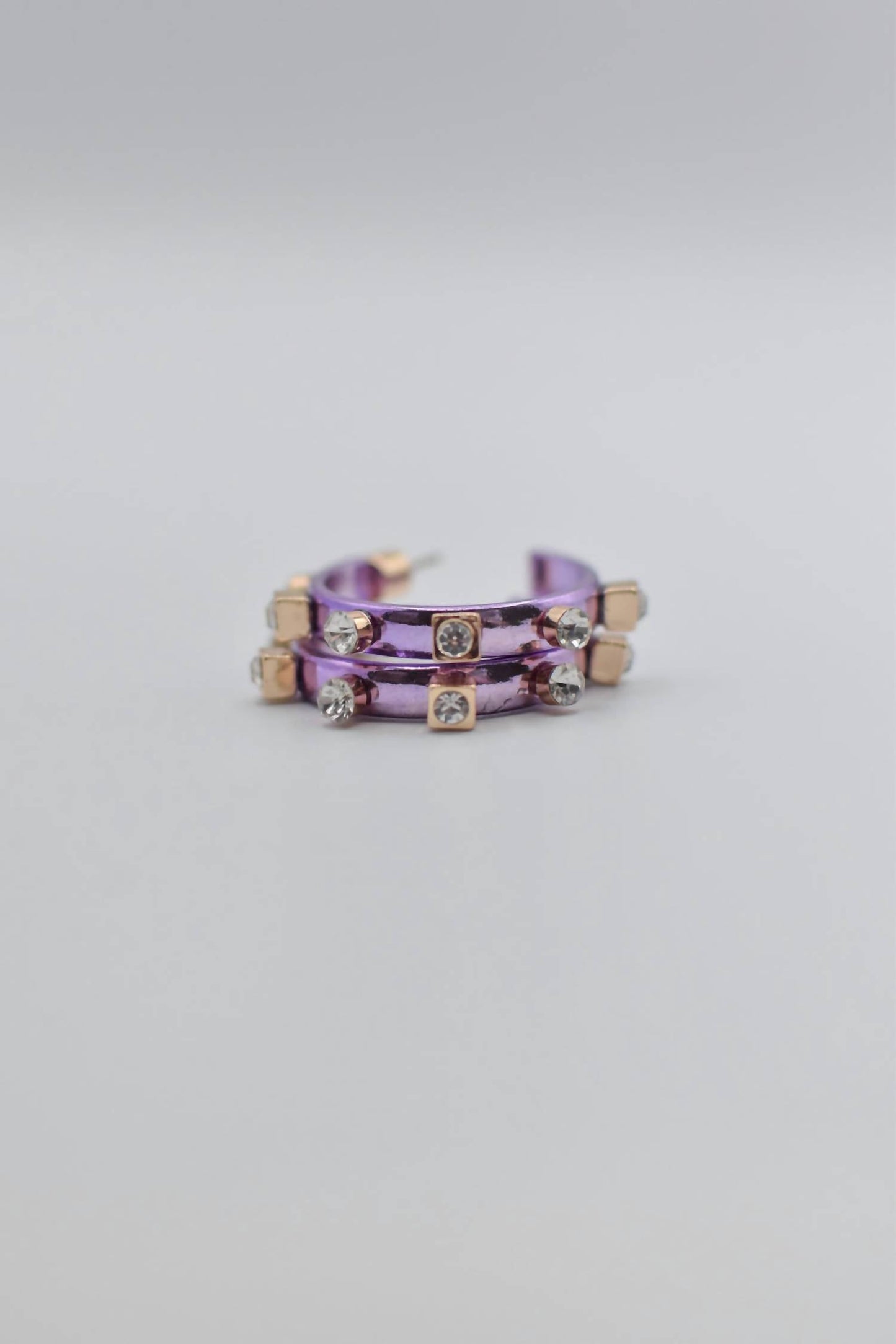 Smith & Co - Women's Metallic Metal Hoop Earring