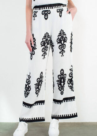 Thml - Wide Leg Print Pants