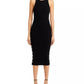 Alice + Olivia - Lalita Racerback Side Snap Wool Knit Midi Dress