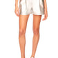 Susana Monaco - Faux Leather Pleated Shorts