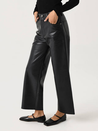 Agolde - Ren Straight Leather Pant Detox