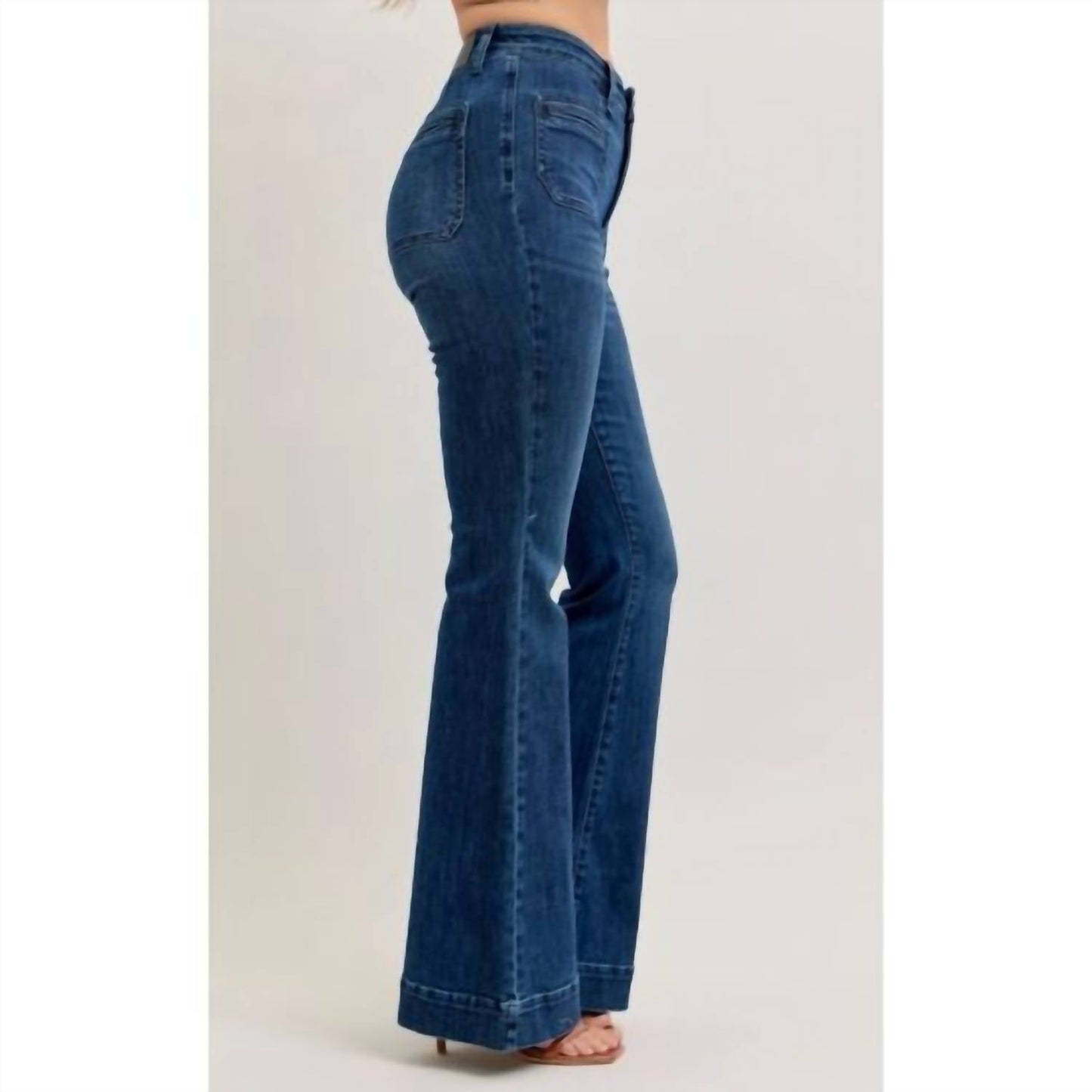 Judy Blue - High Rise Vintage Pockets Flare Jeans