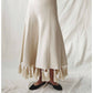 Attersee - Silk Tassel Midi Skirt