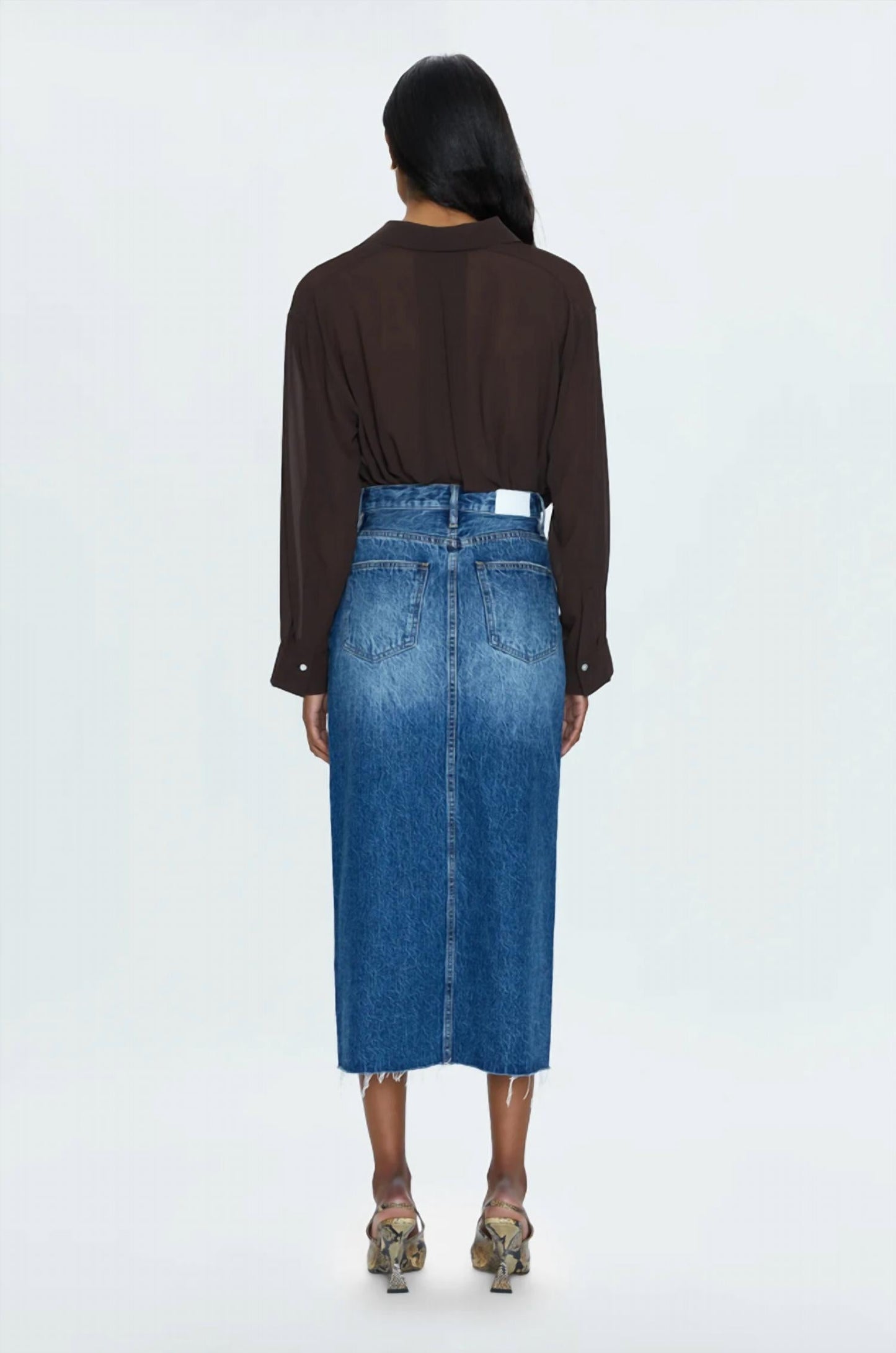 Pistola - Alice Denim Midi Skirt