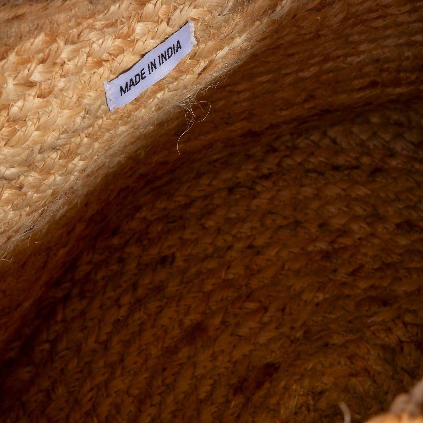 Anarchy Street - Chevron Pattern Jute Tote Bag