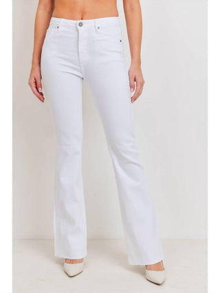 Just Black Denim - High Rise Scissor Cut Flare Long Jeans