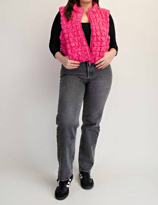 The Curve La - Plus Size Quilted Puffer Vest