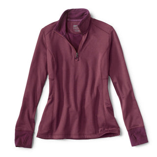 Women's Horseshoe Hills Quarter Zip Pullover - Port