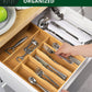 Basic Silverware Drawer Organizer, Natural
