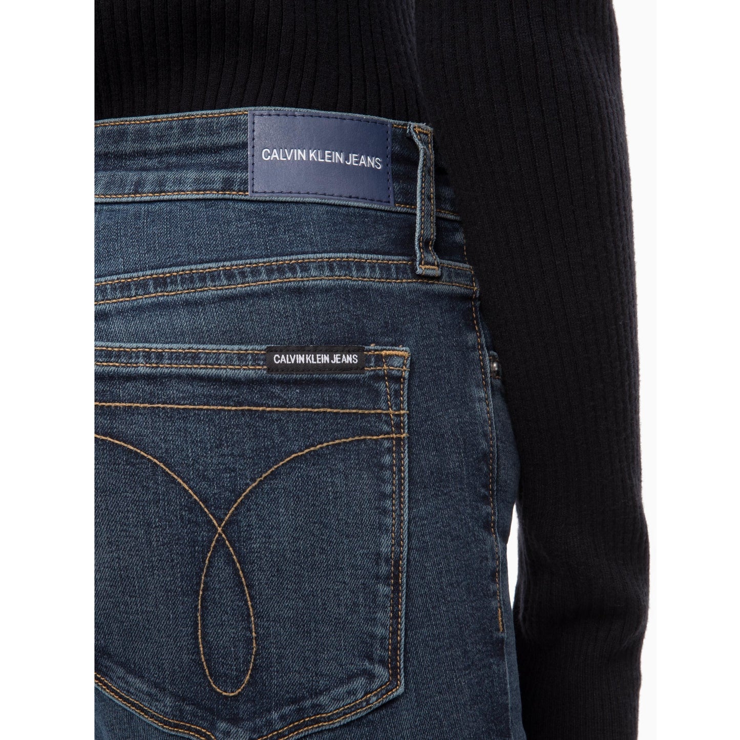 Calvin Klein Women's Mid Rise Skinny Jeans Venice Blue Size 26" x 30"