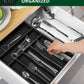 Basic Silverware Drawer Organizer, Black