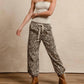 Bibi - Leopard Print Drawstring Pants