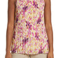 Halogen Sleeveless Pleated Georgette Top - Purple