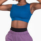 Body Wrappers - Recycled Polyester Double Layer Bra Top With Mesh