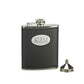 Creative Gifts International - Leatherette Flask with Engraving Plate