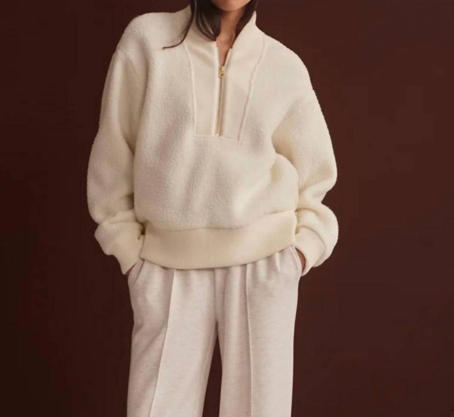 Varley - Mumford Half-zip Fleece Sweater