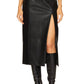 Bardot - Dante Faux Leather Midi Skirt