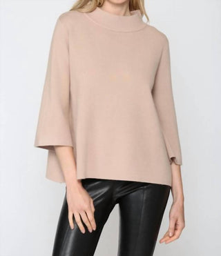 Fate - Mock Neck Bell Sleeve Sweater