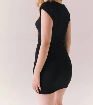 Chaser - Dartmouth Ribbed Cap Sleeve Mini Dress