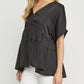 Entro - Double V Tiered Top