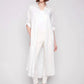 Charlie B - Foil Print Linen Blend Tunic
