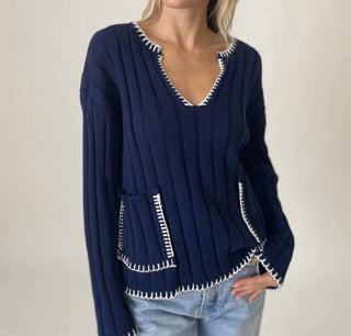 Six/Fifty - Northport Stitch Seams Sweater