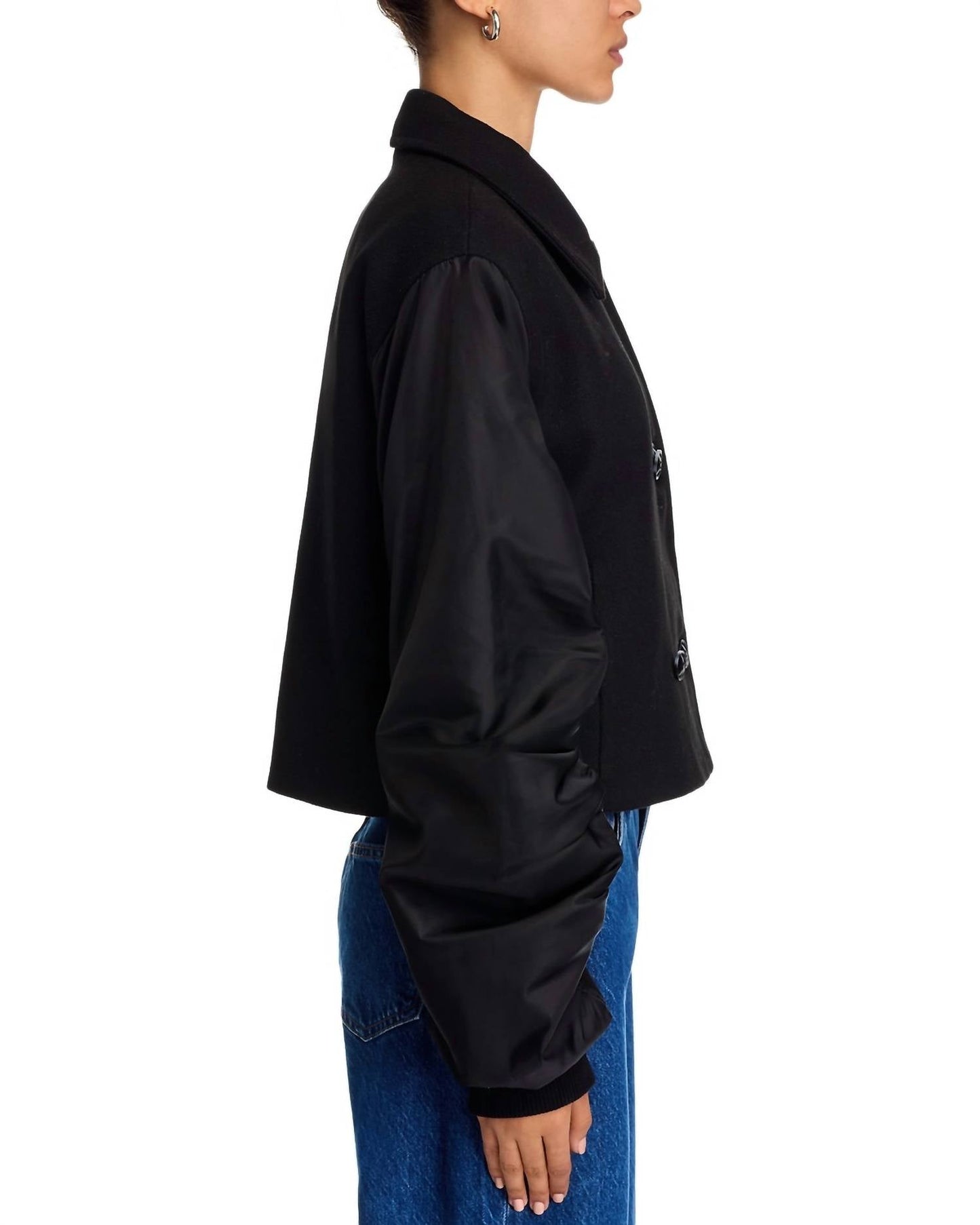 Steve Madden - Yvonne Satin Bomber Jacket