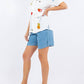 Paparazzi - Viscose Woven Embroidered Camp Shirt