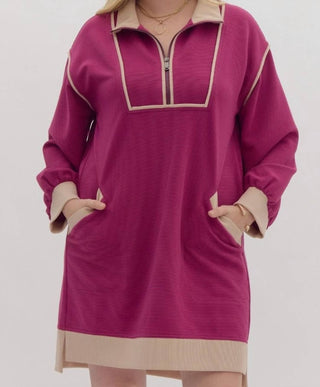 Entro - Long Sleeve Dress