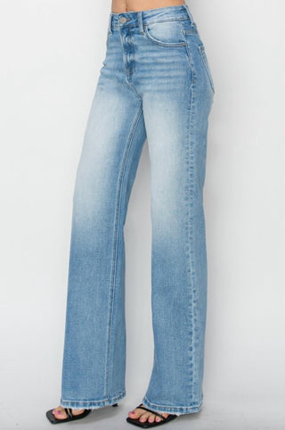 Risen - Women's Mikayla High Rise Straight Jeans