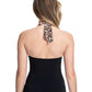 Profile By Gottex - Leopard Halter Underwire Tankini Top