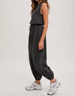 Bluivy - Drawstring Waist Jumpsuit